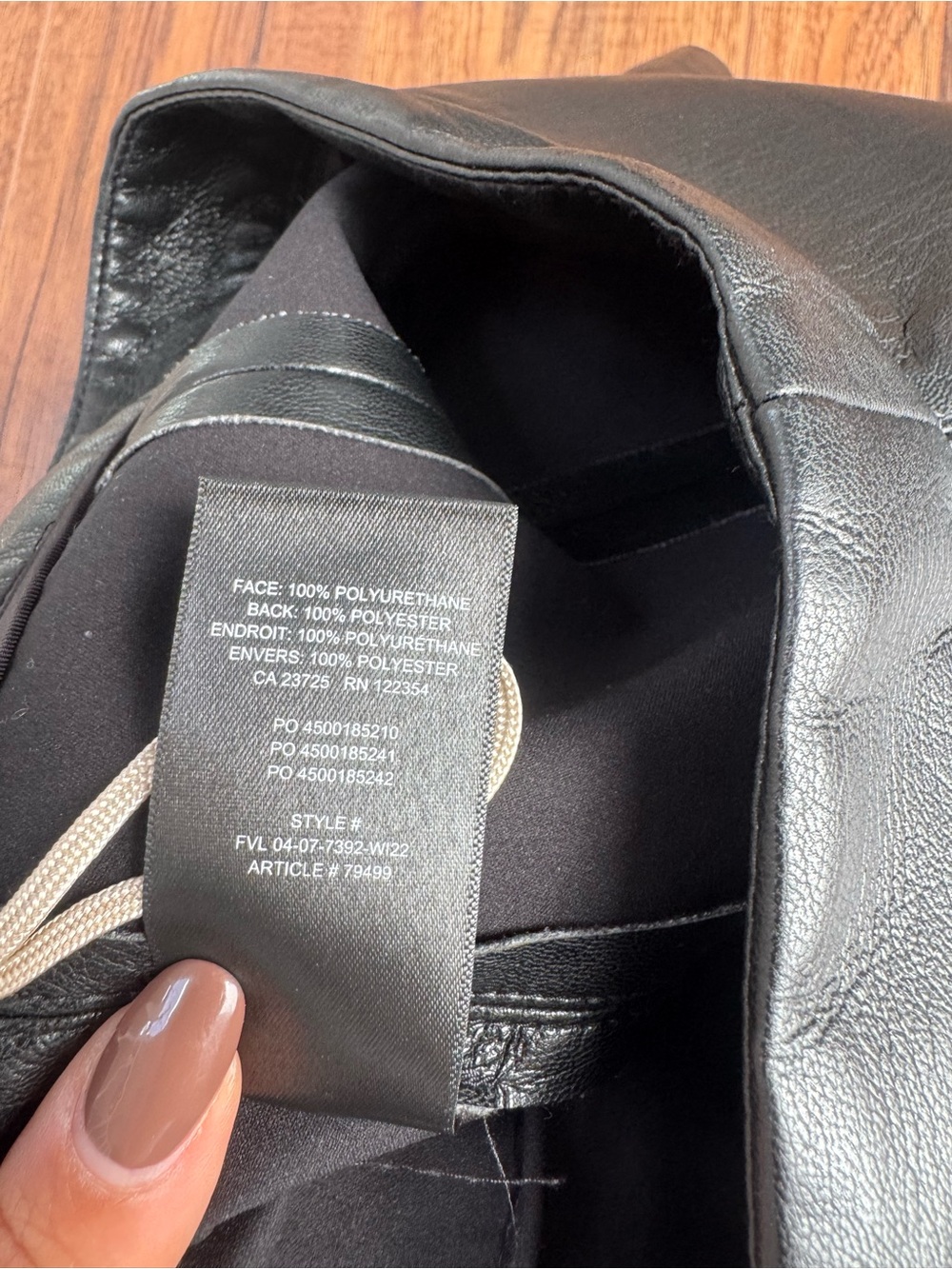 Aritzia Wilfred Tempest Vegan Leather Skirt - Picture 7 of 8